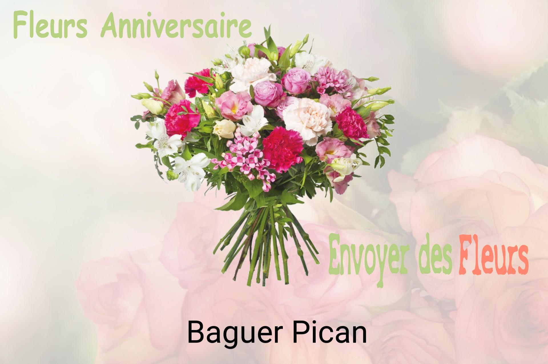 Bouquet de fleurs d’anniversaire livré à Baguer-Pican