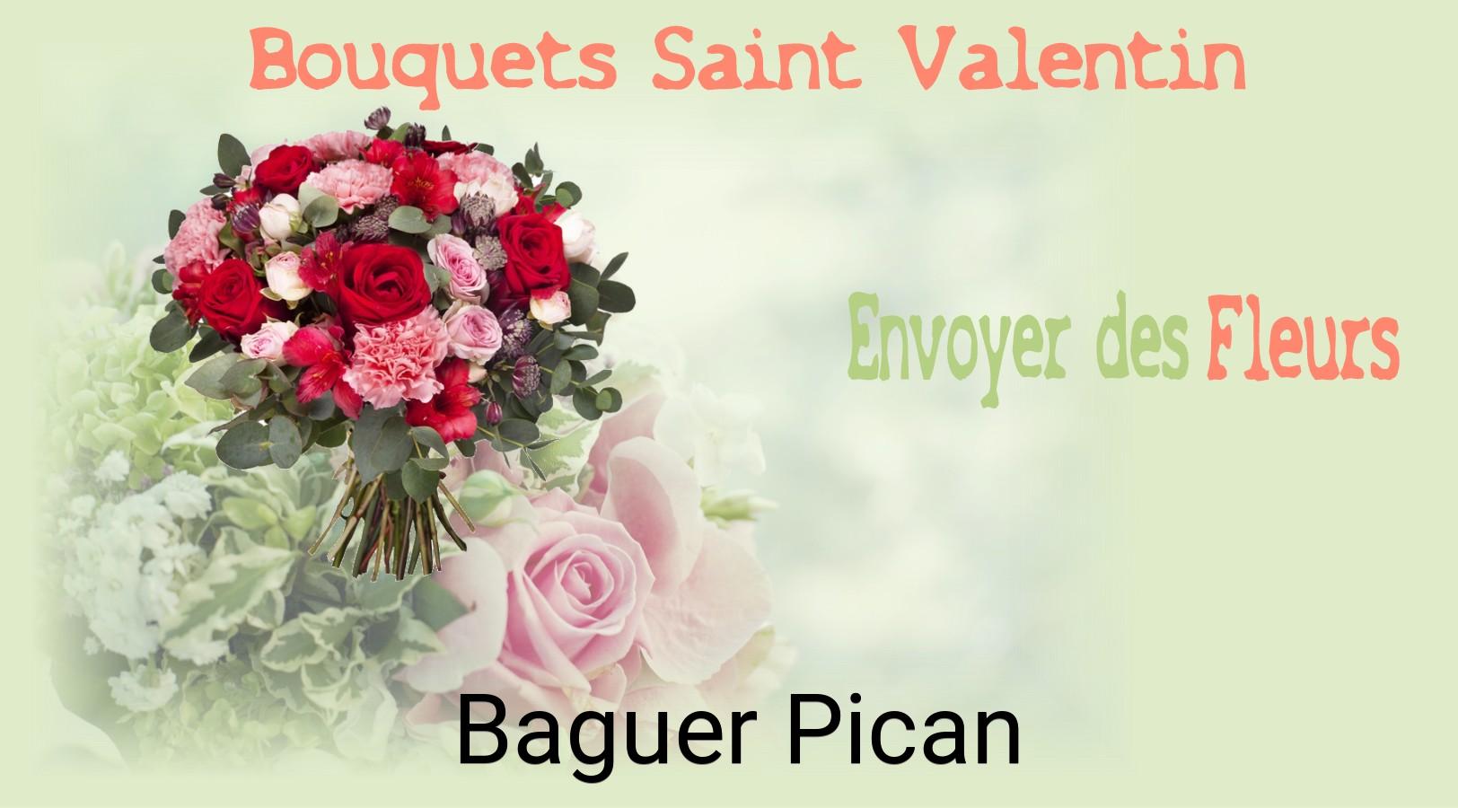 Roses de Saint-Valentin livrées à Baguer-Pican